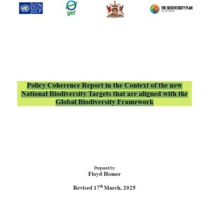 Policy Coherence Report in the Context of the new National Biodiversity Targets that are aligned with the Global Biodiversity Framework
